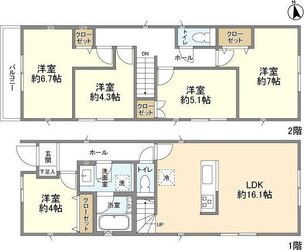 Ｋｏｌｅｔ矢川の物件間取画像